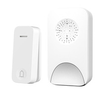 Trådløs dørklokke hvid - Elworks